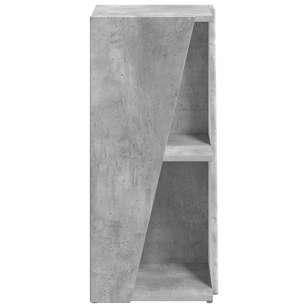 vidaXL Półka boczna Betonowy szary 33 x 32 x 70,5 cm