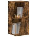 vidaXL Półka boczna 33 x 32 x 70,5 cm Drewno inżynieryjne Dąb wędzony