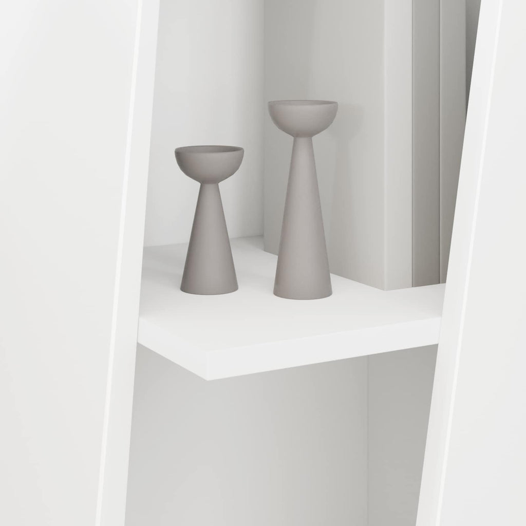 vidaXL Półka boczna Biały 33 x 32 x 100,5 cm Materiał drewnopochodny