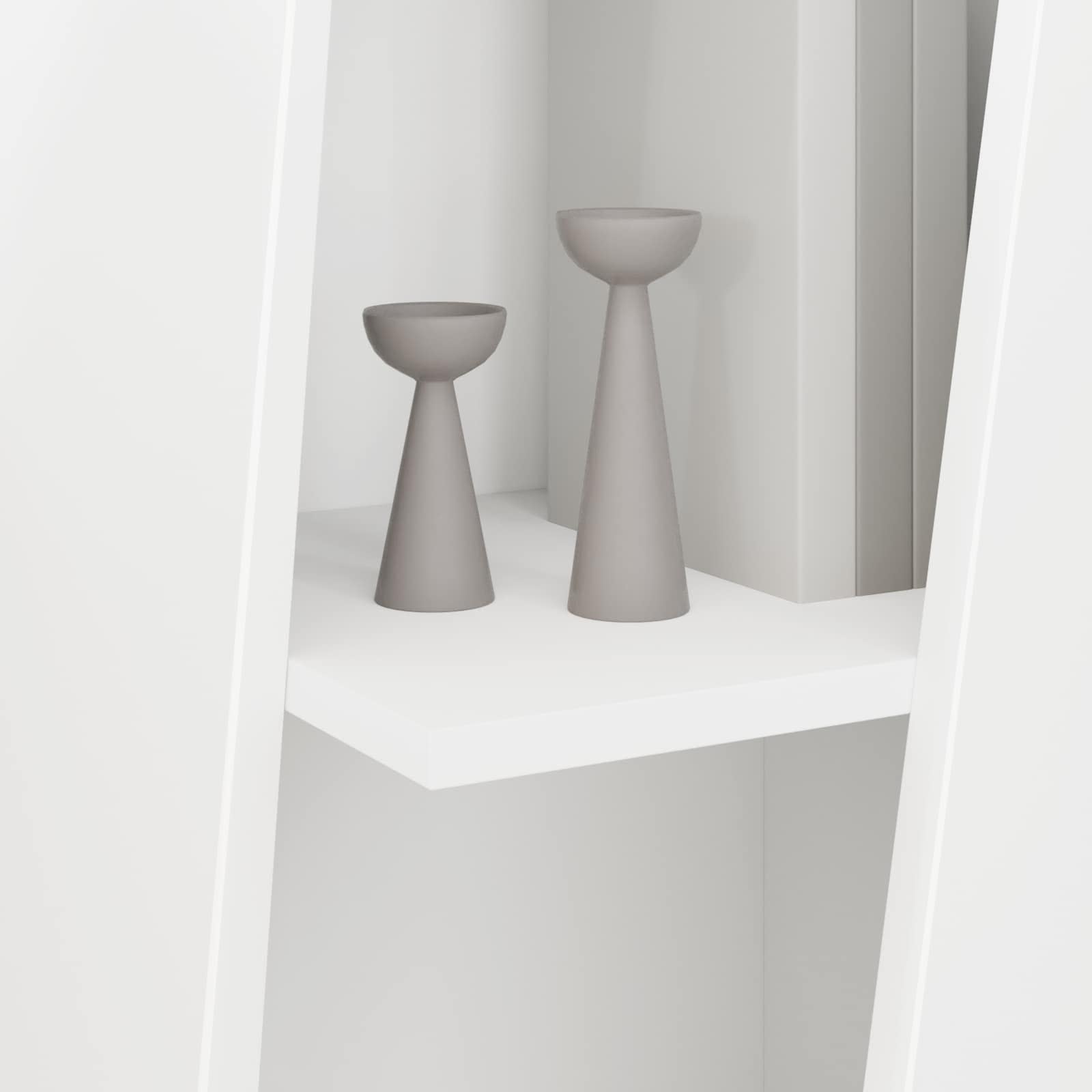 vidaXL Półka boczna Biały 33 x 32 x 100,5 cm Materiał drewnopochodny