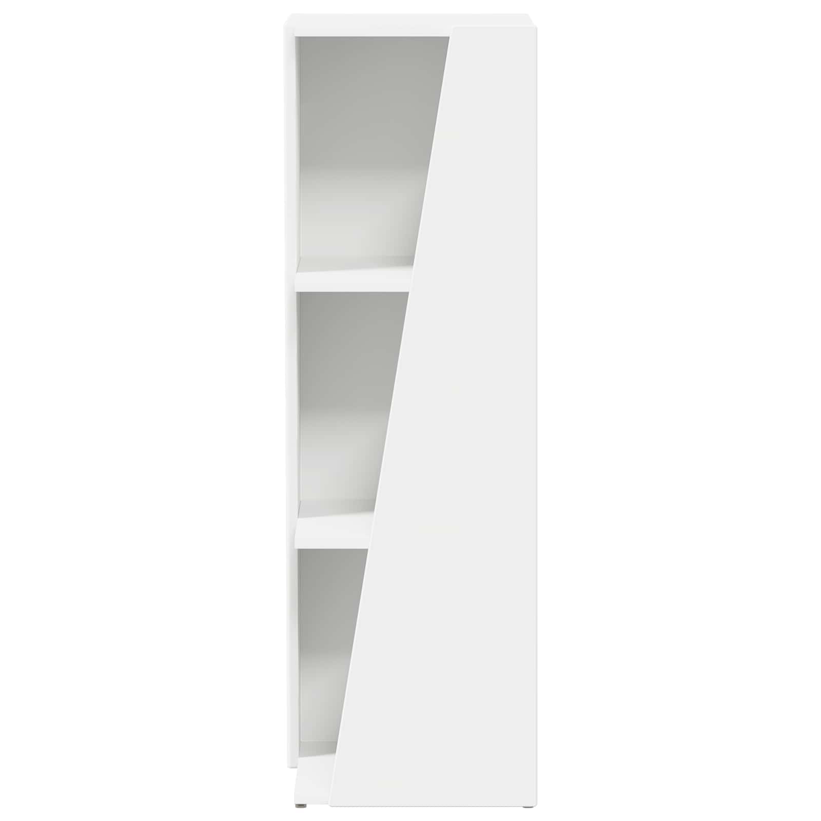 vidaXL Półka boczna Biały 33 x 32 x 100,5 cm Materiał drewnopochodny