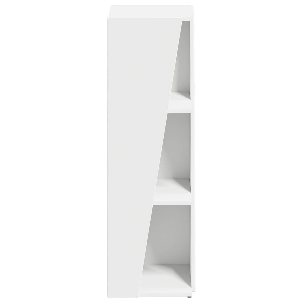 vidaXL Półka boczna Biały 33 x 32 x 100,5 cm Materiał drewnopochodny
