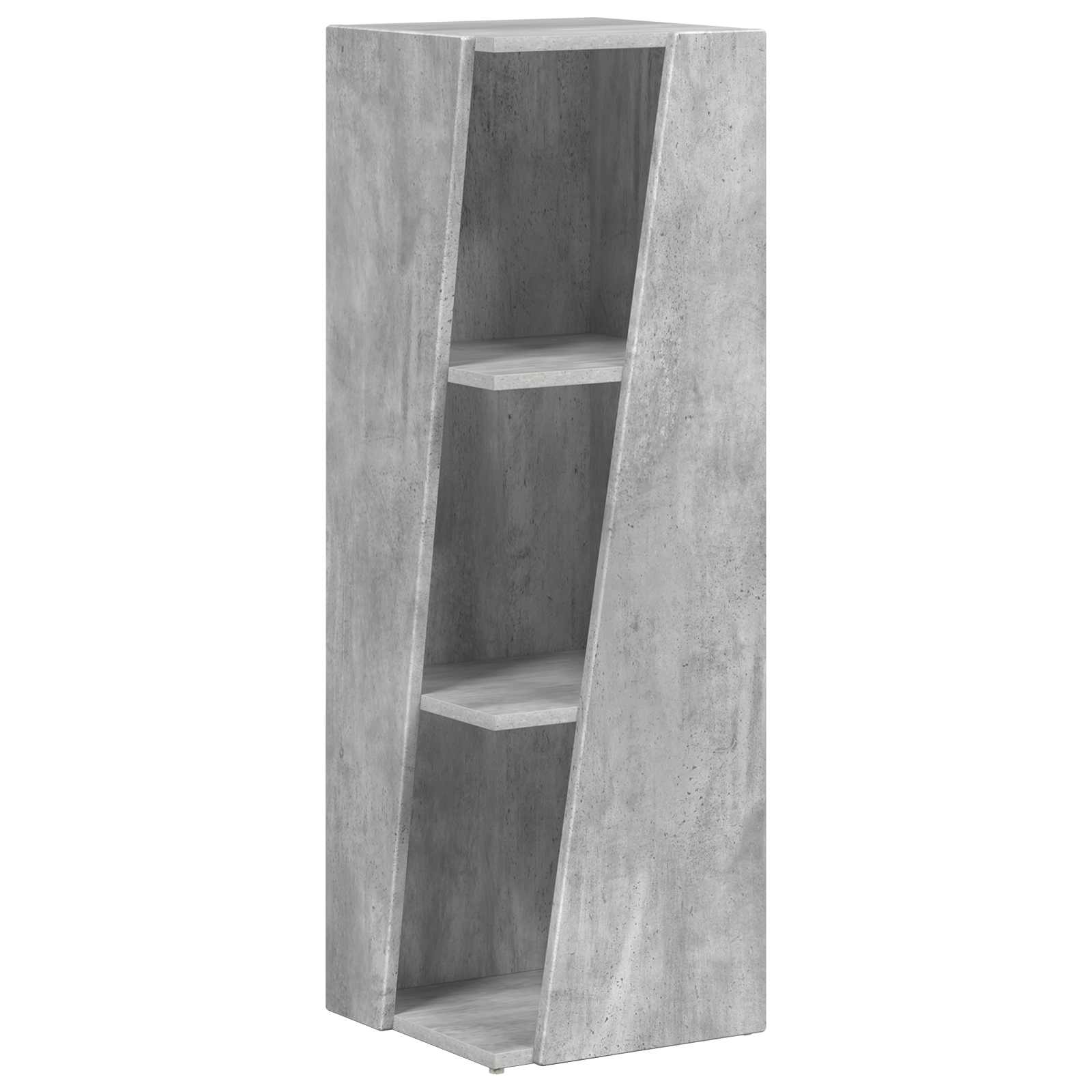 vidaXL Półka boczna Betonowy szary 33 x 32 x 100,5 cm