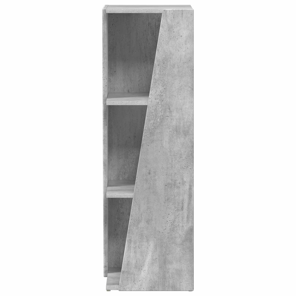 vidaXL Półka boczna Betonowy szary 33 x 32 x 100,5 cm