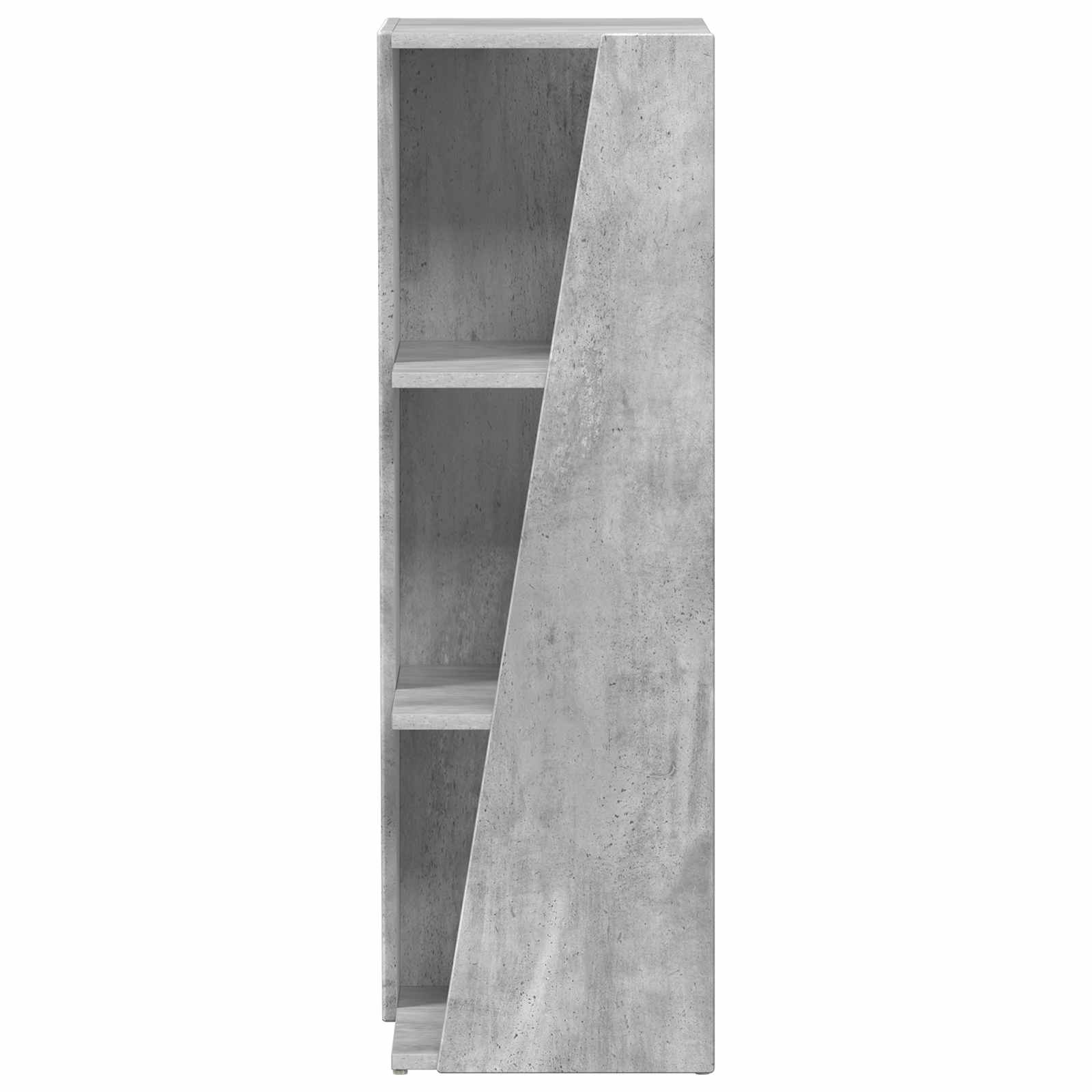 vidaXL Półka boczna Betonowy szary 33 x 32 x 100,5 cm
