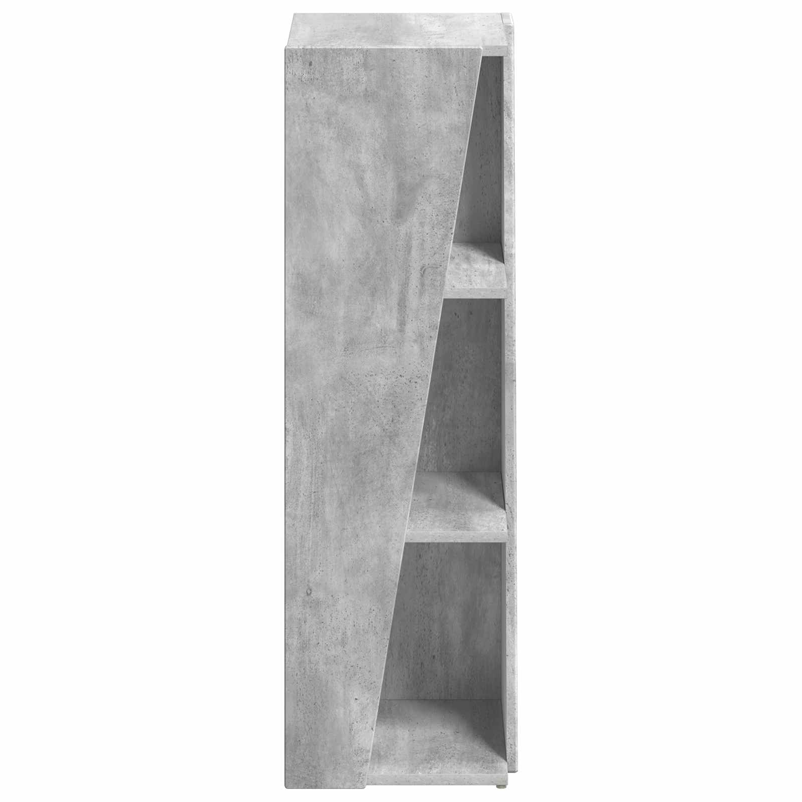 vidaXL Półka boczna Betonowy szary 33 x 32 x 100,5 cm