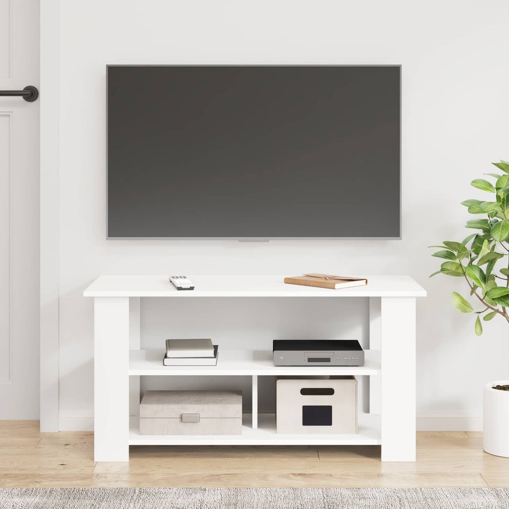 vidaXL Stojak na telewizor Biały 100 x 40 x 50 cm