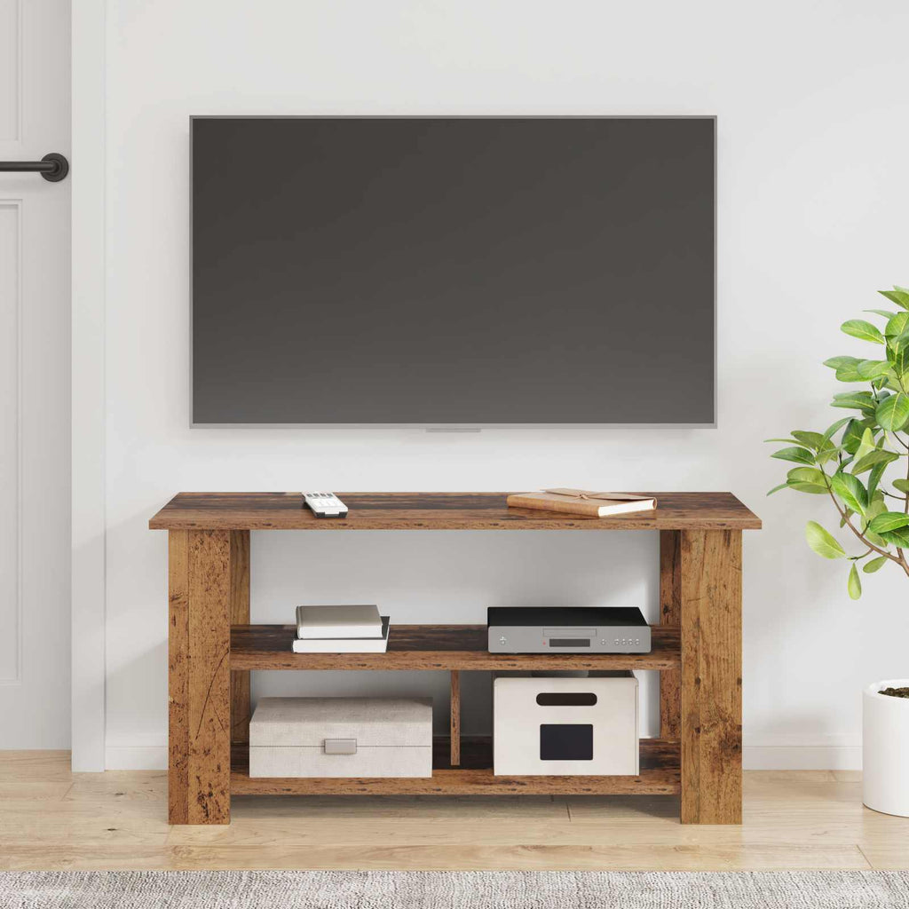vidaXL Stojak na telewizor Stare drewno 100 x 40 x 50 cm