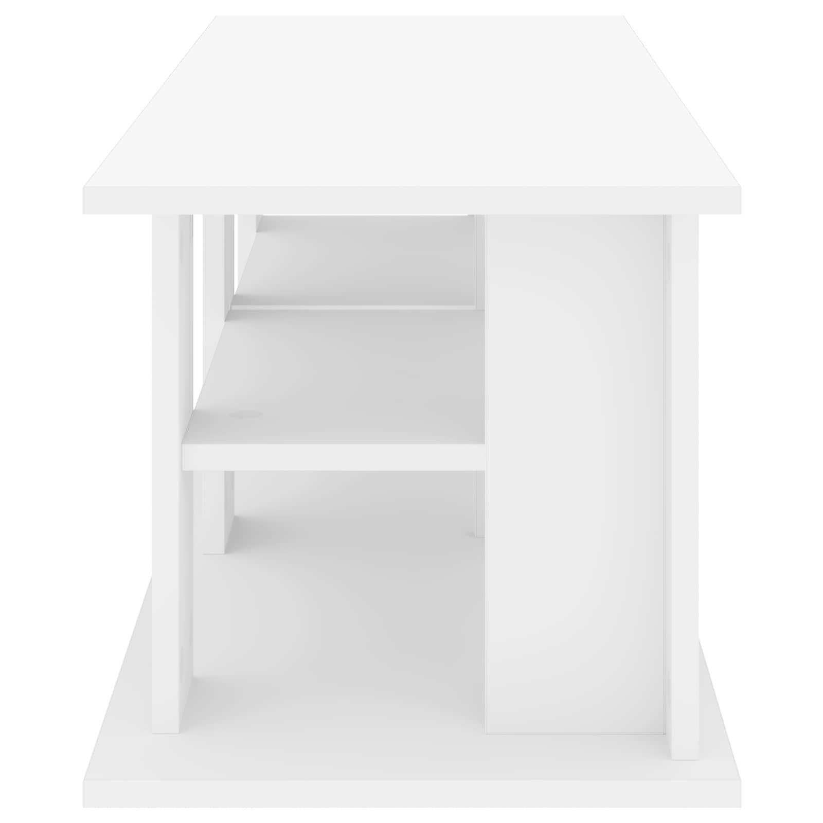 vidaXL Stojak na telewizor Biały 96 x 35 x 33,5 cm