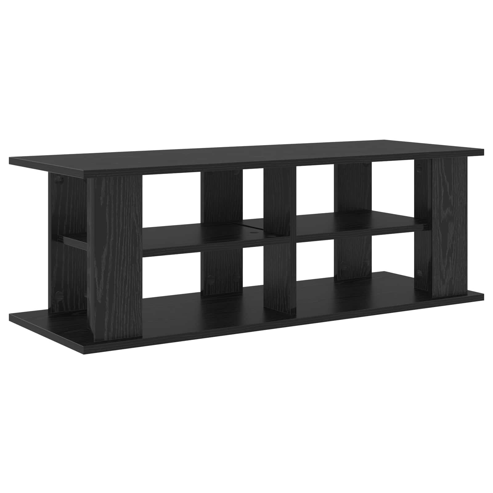 vidaXL Stojak na telewizor Czarny Dąb 96 x 35 x 33,5 cm