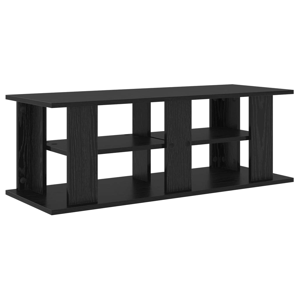 vidaXL Stojak na telewizor Czarny Dąb 96 x 35 x 33,5 cm