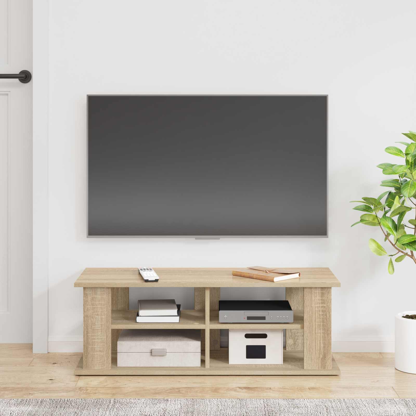 vidaXL Stojak na telewizor Dąb Sonoma 96 x 35 x 33,5 cm