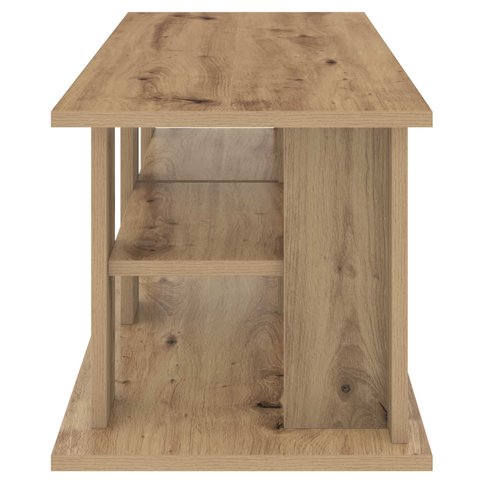 vidaXL Stojak na telewizor Dąb rzemieślniczy 96 x 35 x 33,5 cm