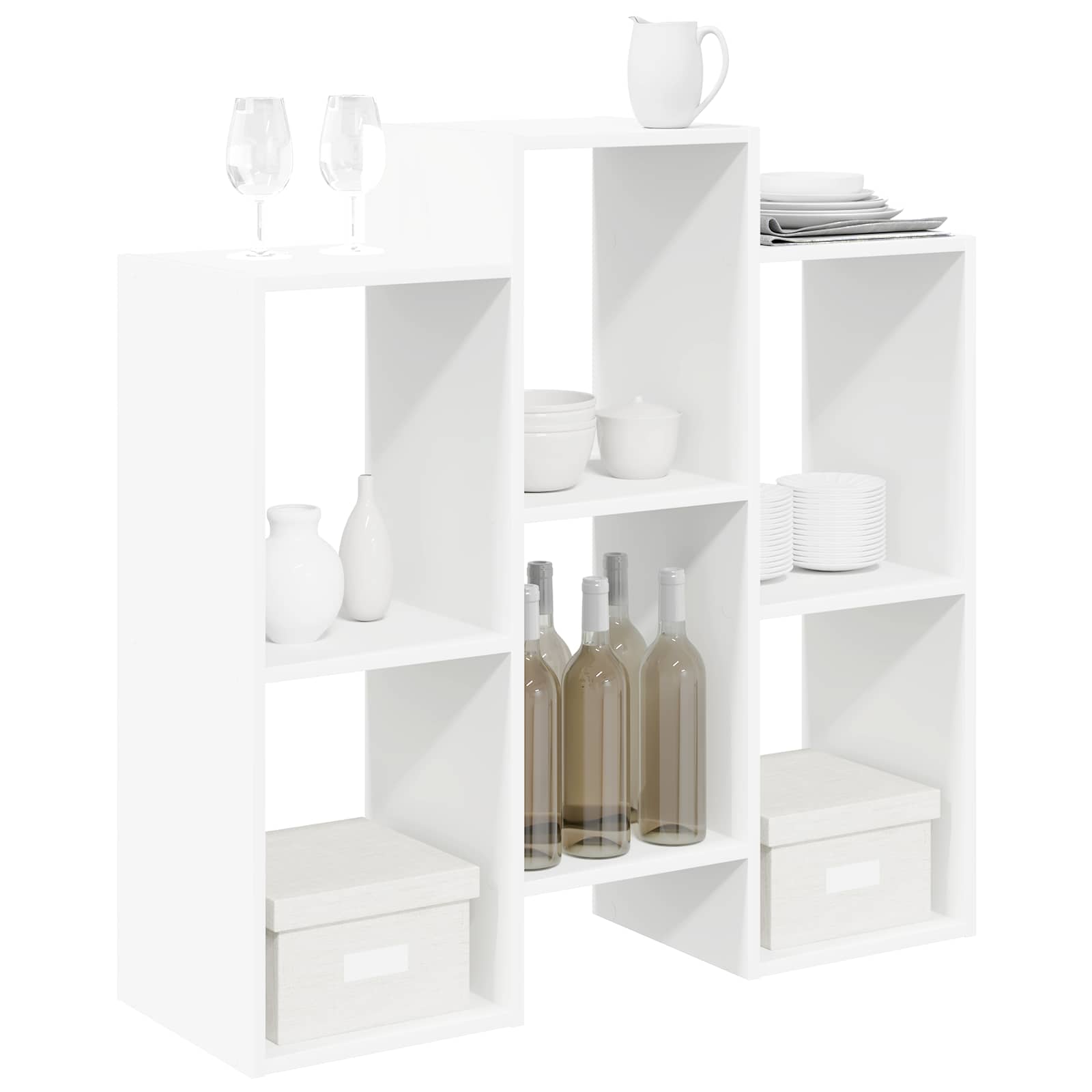 vidaXL Bufet Biały 90 x 30 x 90 cm