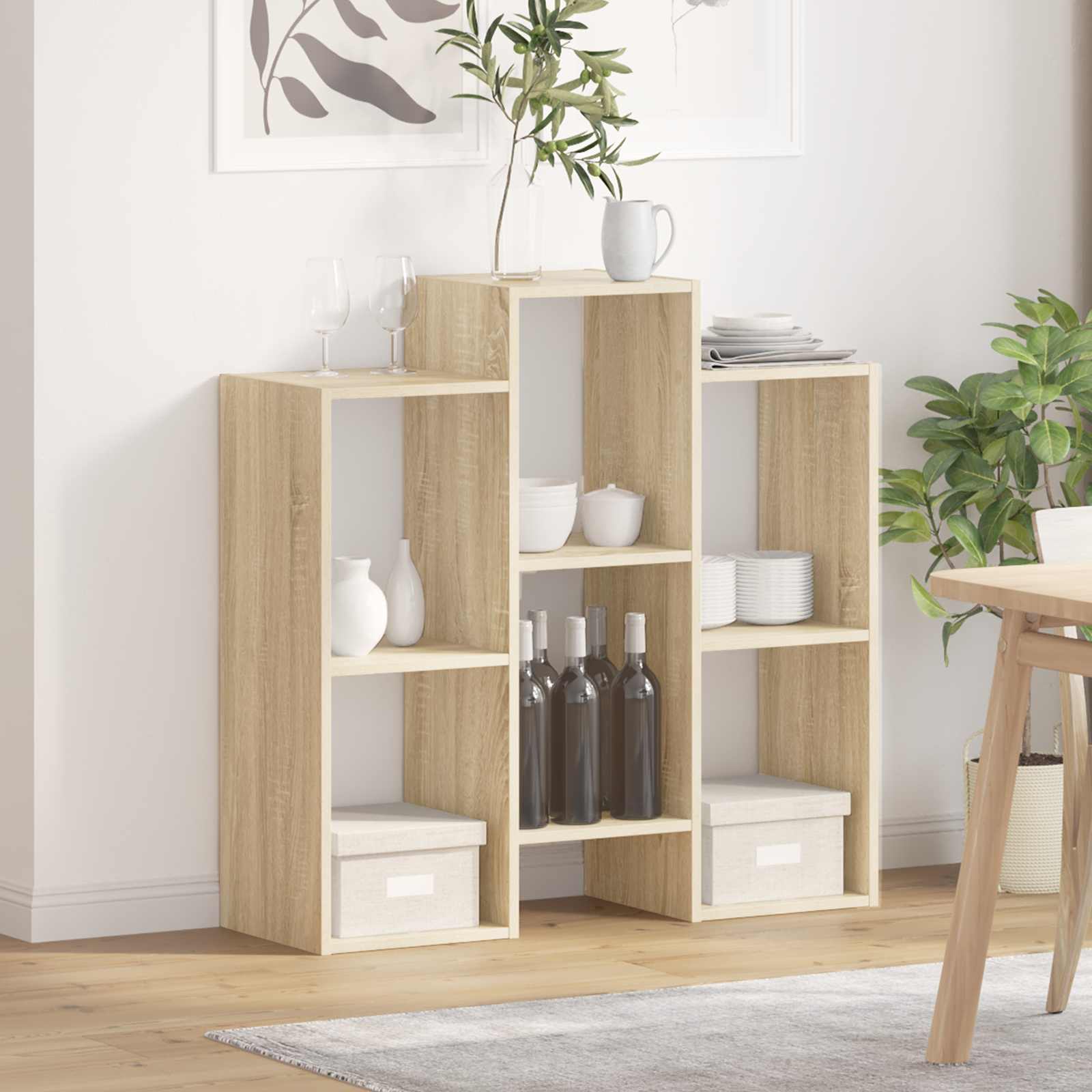 vidaXL Bufet Dąb Sonoma 90 x 30 x 90 cm
