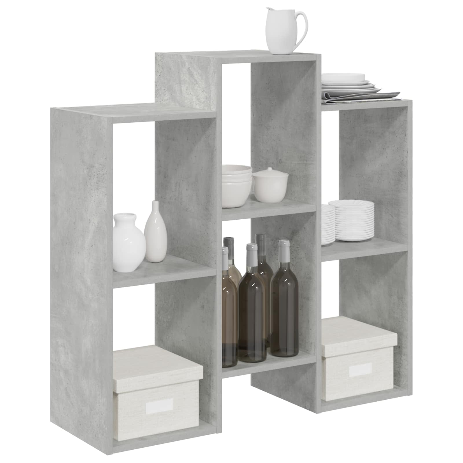 vidaXL Bufet Betonowy szary 90 x 30 x 90 cm