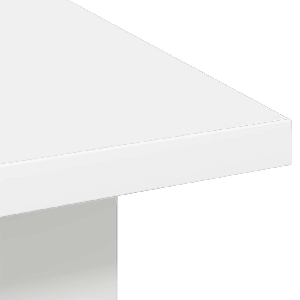 vidaXL Stolik kawowy Biały 77 x 55 x 42 cm Materiał drewnopochodny