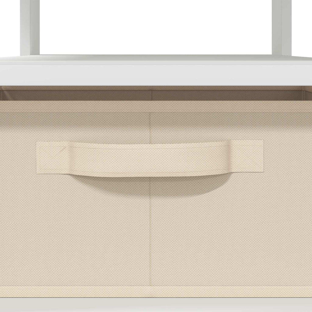 vidaXL Stolik kawowy Biały 77 x 55 x 42 cm Materiał drewnopochodny