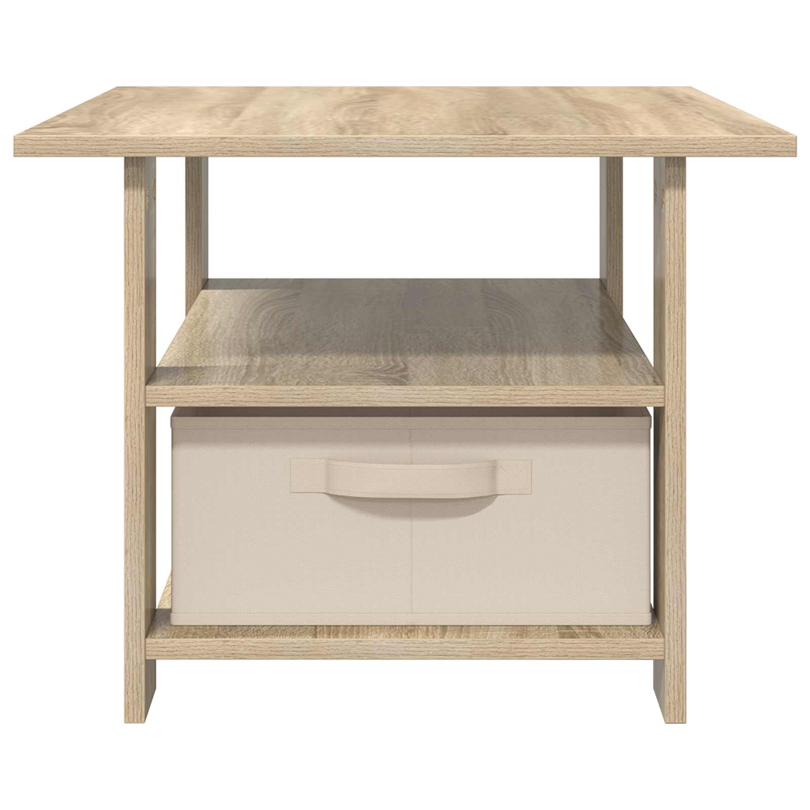 vidaXL Stolik kawowy z szufladą Dąb Sonoma 77 x 55 x 42 cm