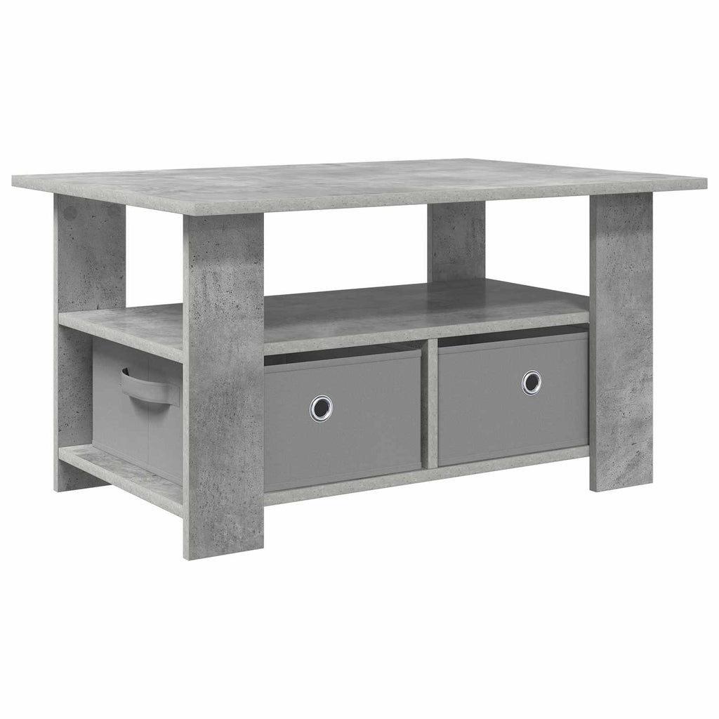 vidaXL Stolik kawowy z szufladą Betonowy szary 77 x 55 x 42 cm