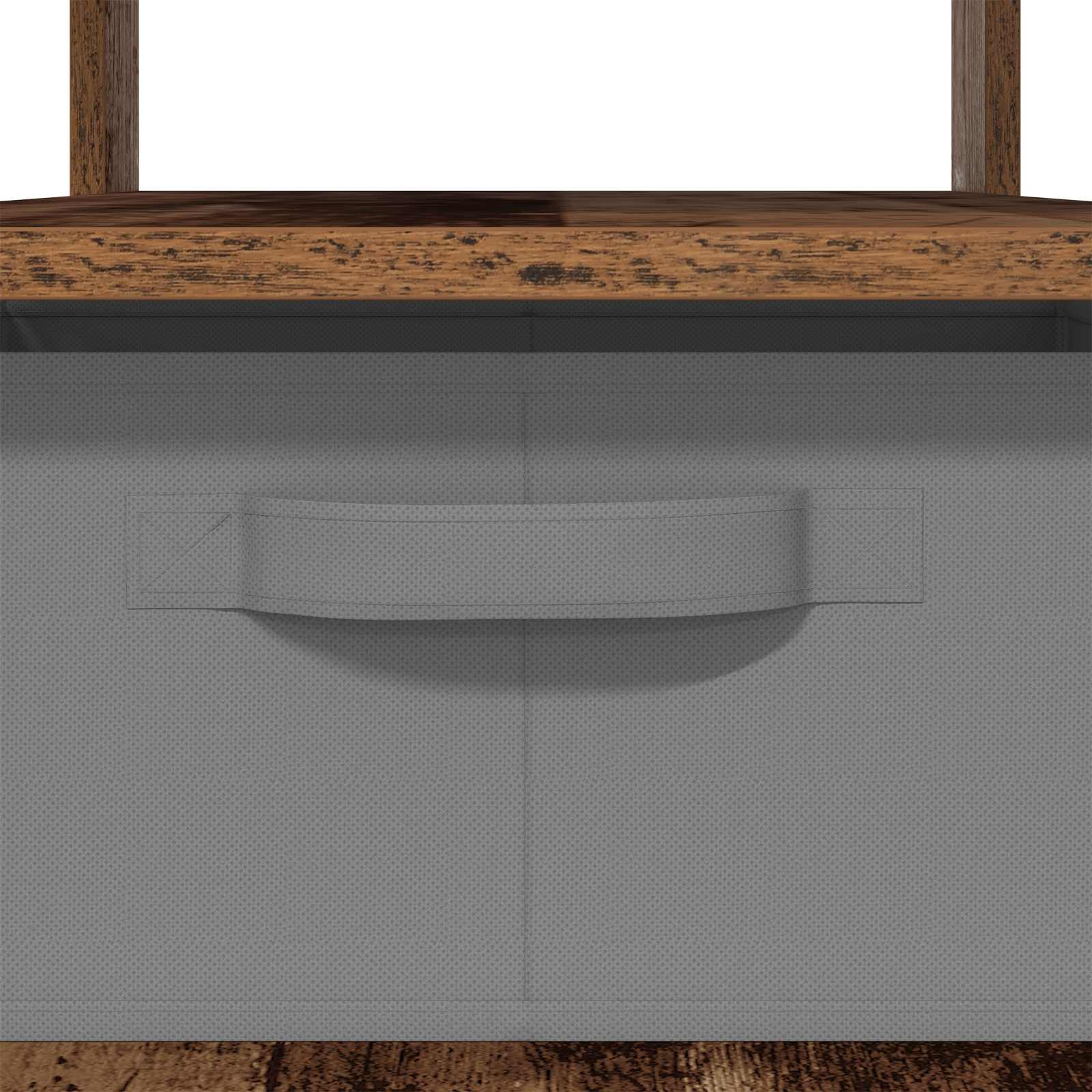 vidaXL Stolik kawowy z szufladą Stare drewno 77 x 55 x 42 cm