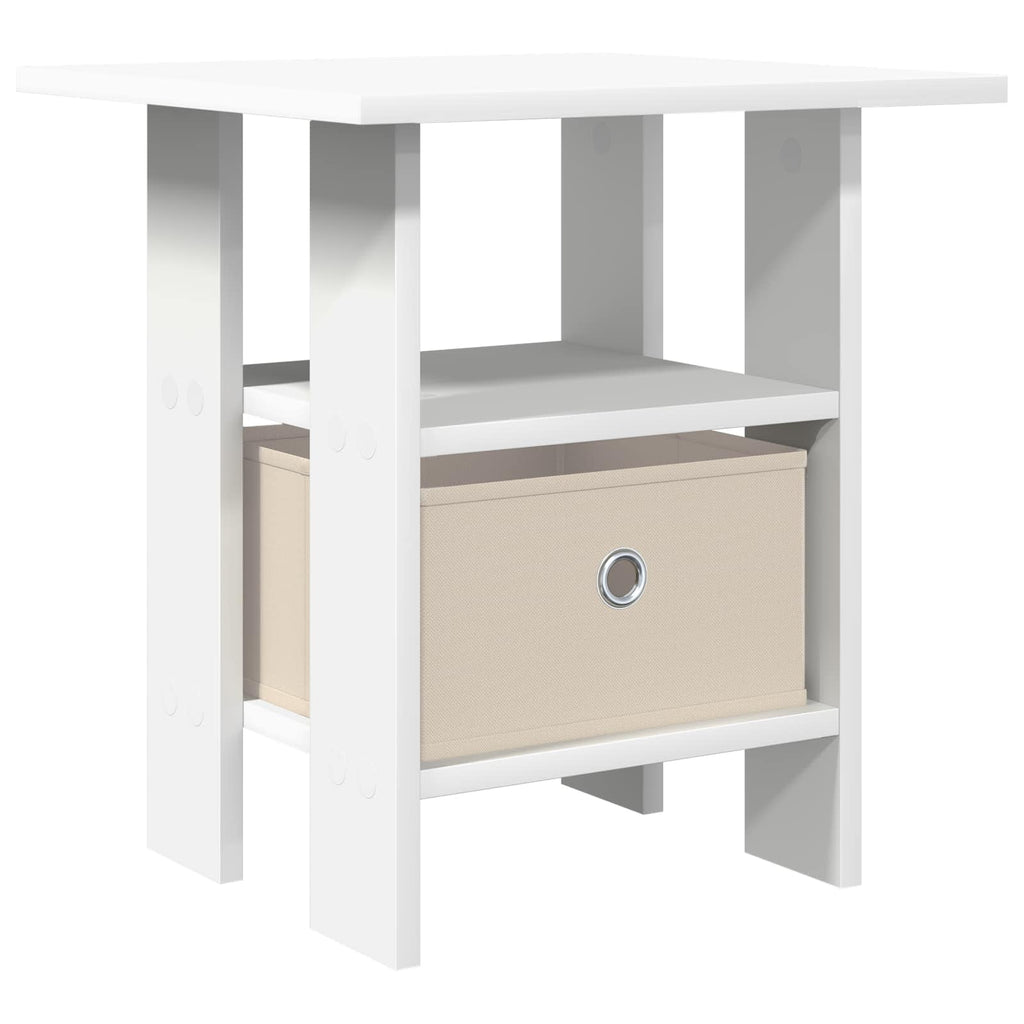 vidaXL Stolik nocny Biały 41 x 40 x 45 cm Materiał drewnopochodny