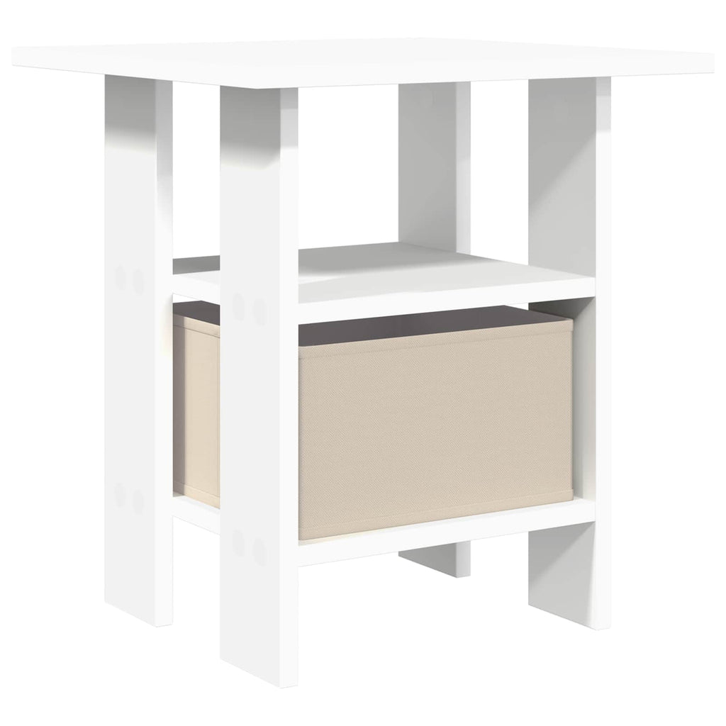 vidaXL Stolik nocny Biały 41 x 40 x 45 cm Materiał drewnopochodny