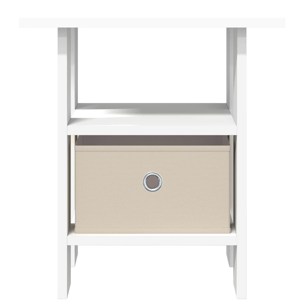 vidaXL Stolik nocny Biały 41 x 40 x 45 cm Materiał drewnopochodny