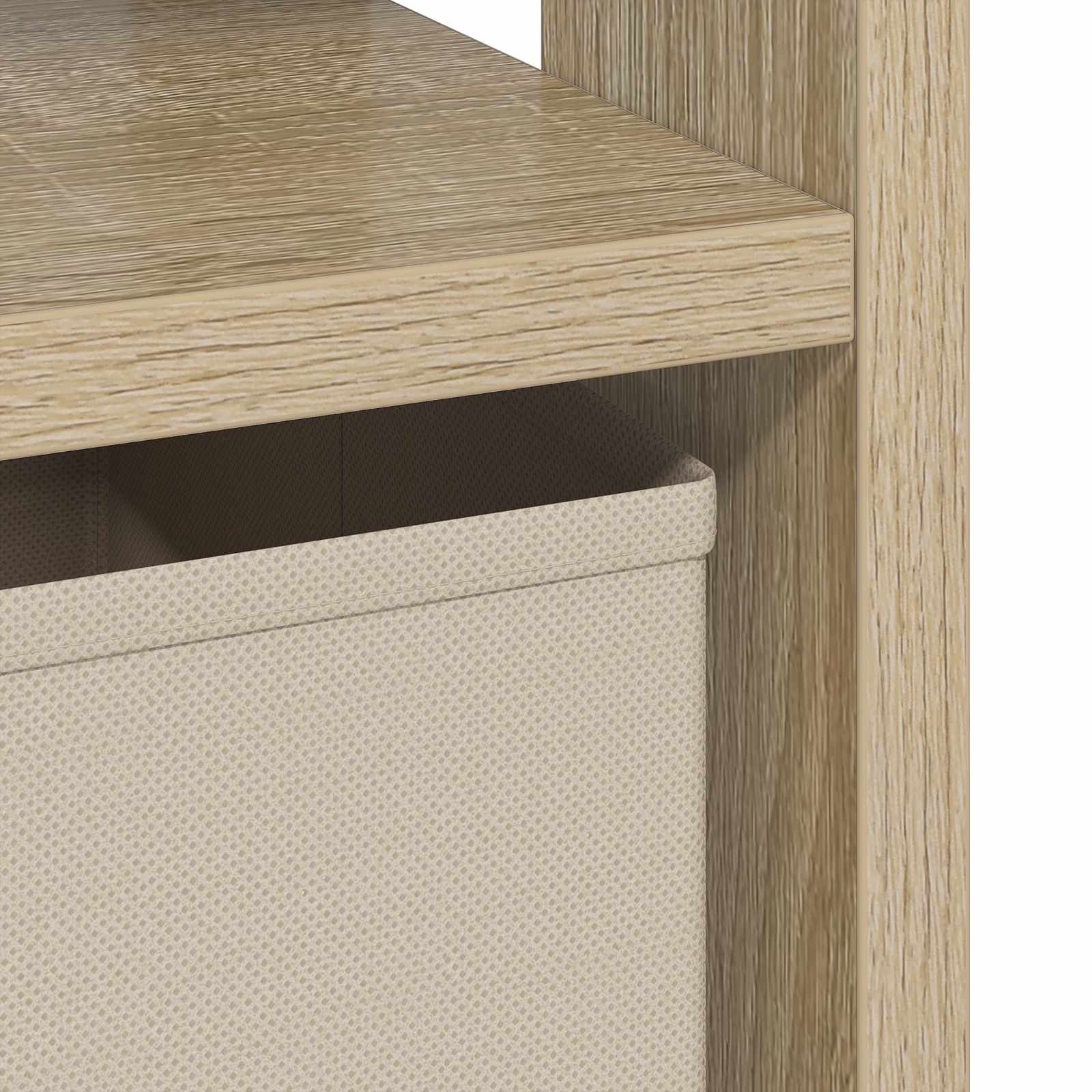 vidaXL Stolik nocny z szufladą 2 pcs Dąb Sonoma 41 x 40 x 45 cm