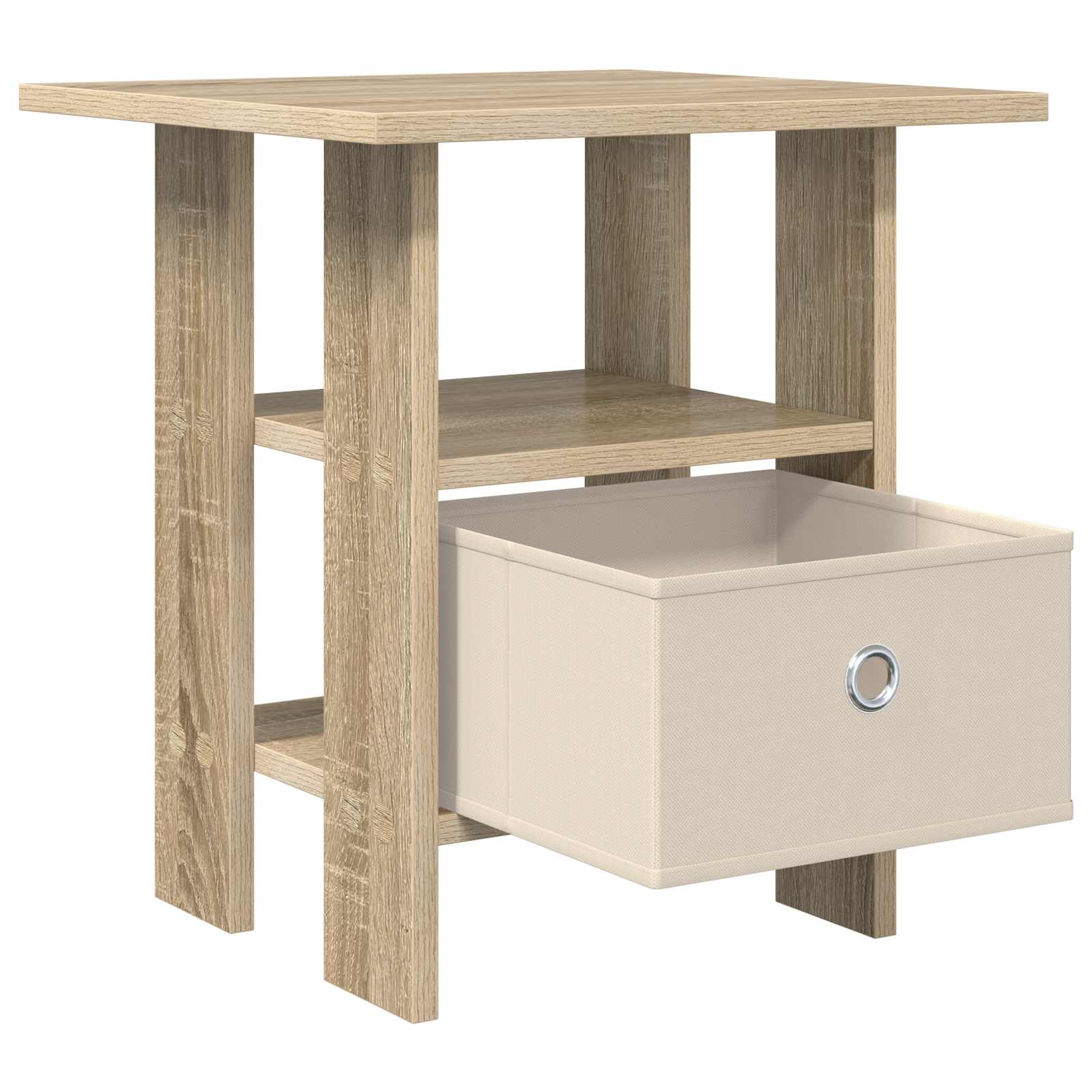 vidaXL Stolik nocny z szufladą 2 pcs Dąb Sonoma 41 x 40 x 45 cm