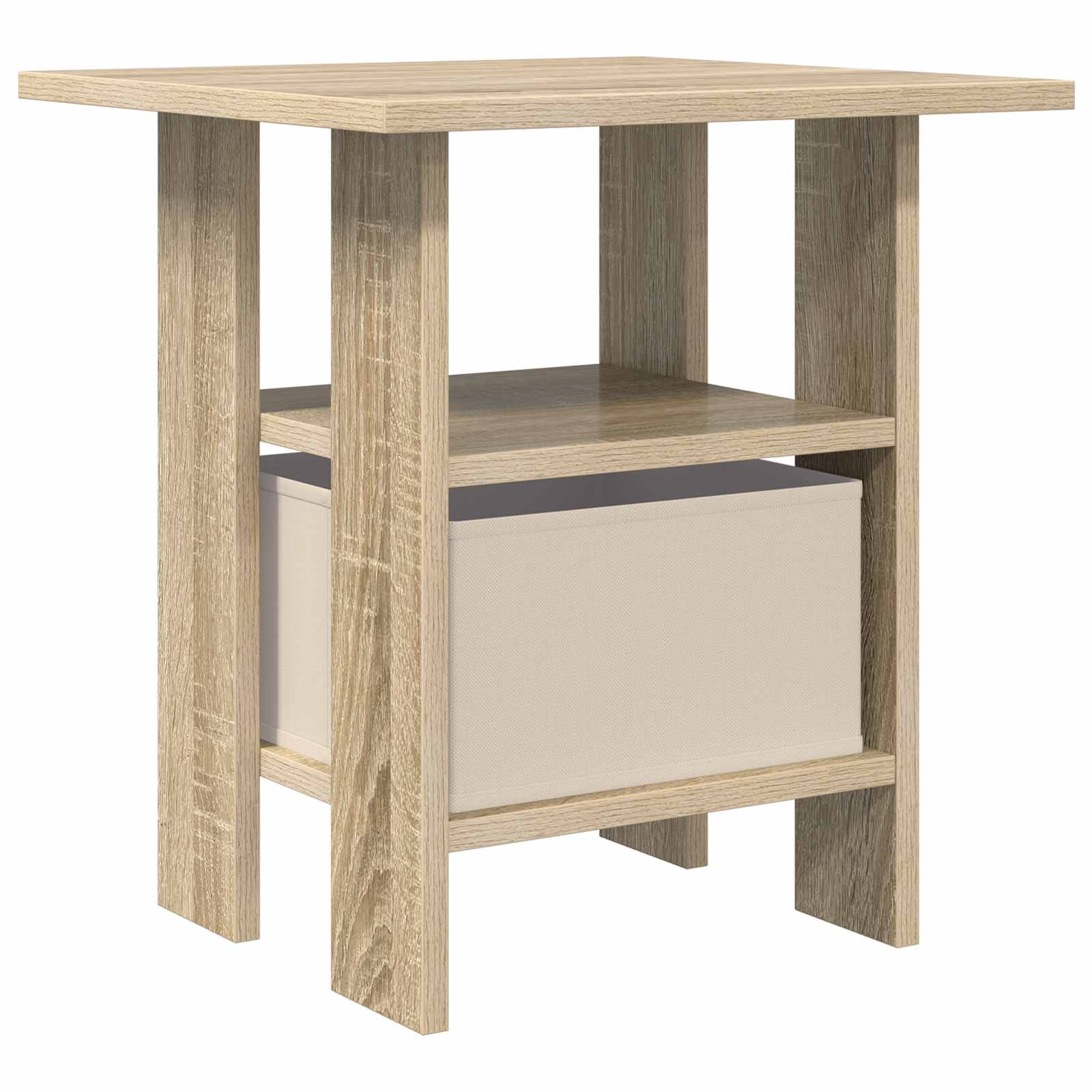 vidaXL Stolik nocny z szufladą 2 pcs Dąb Sonoma 41 x 40 x 45 cm