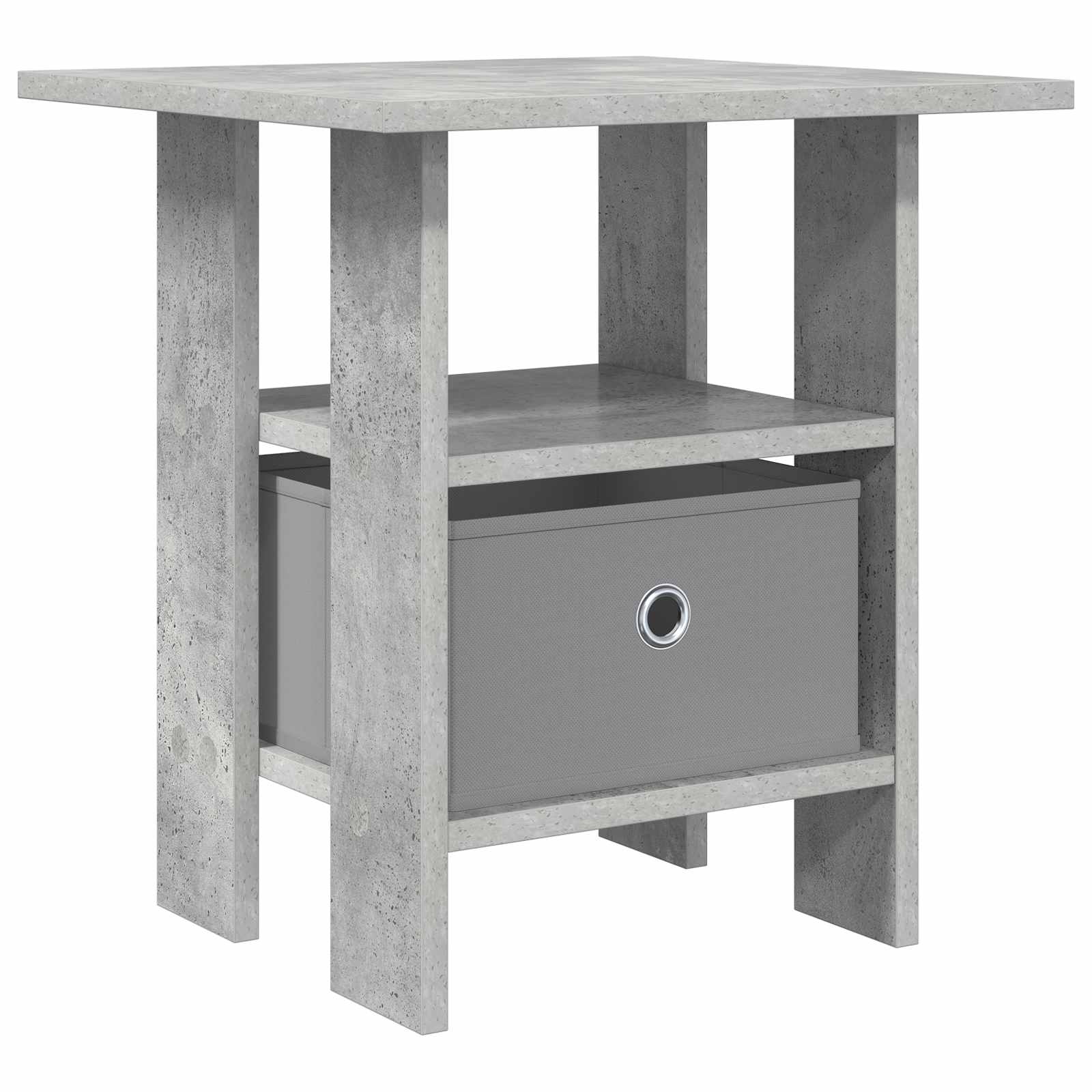 vidaXL Stolik nocny z szufladą Betonowy szary 41 x 40 x 45 cm