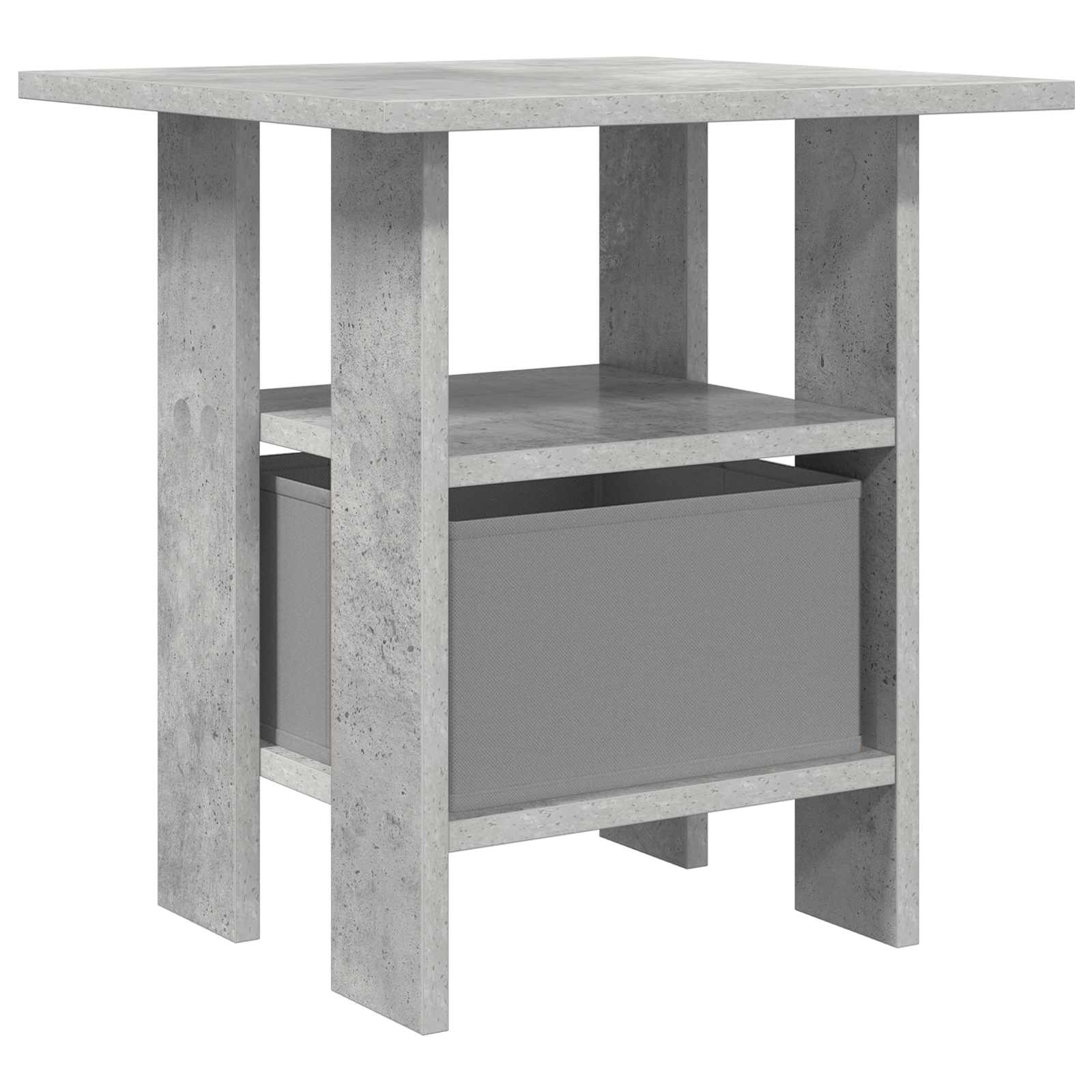 vidaXL Stolik nocny z szufladą Betonowy szary 41 x 40 x 45 cm
