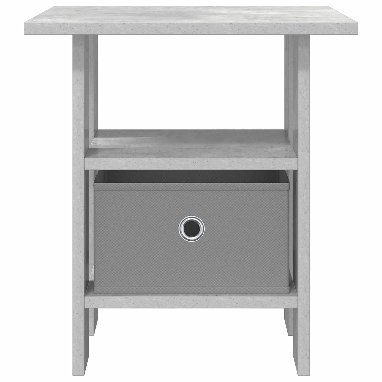 vidaXL Stolik nocny z szufladą 2 pcs Betonowy szary 41 x 40 x 45 cm