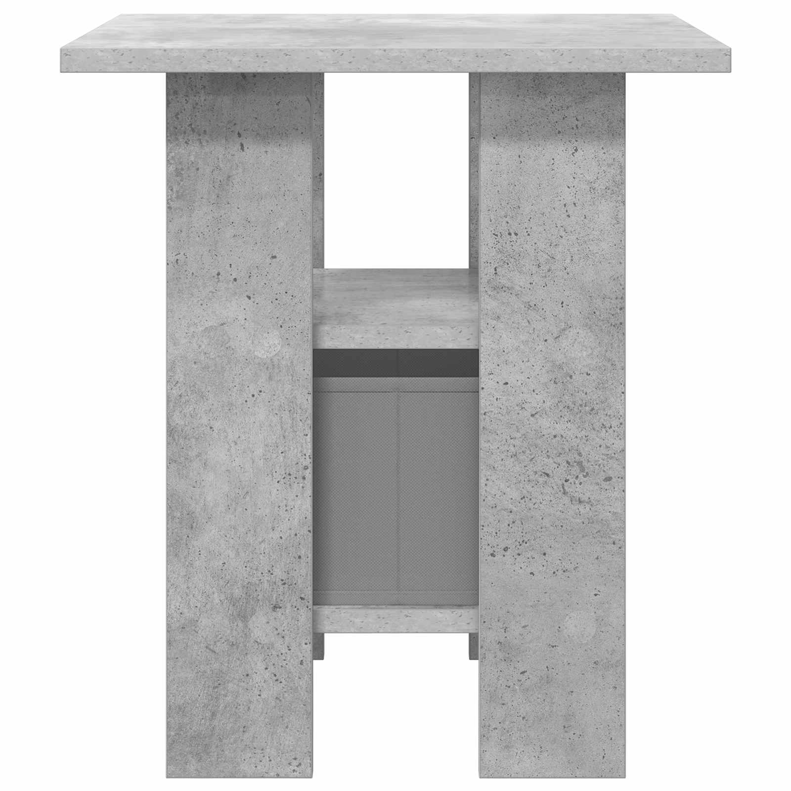 vidaXL Stolik nocny z szufladą 2 pcs Betonowy szary 41 x 40 x 45 cm