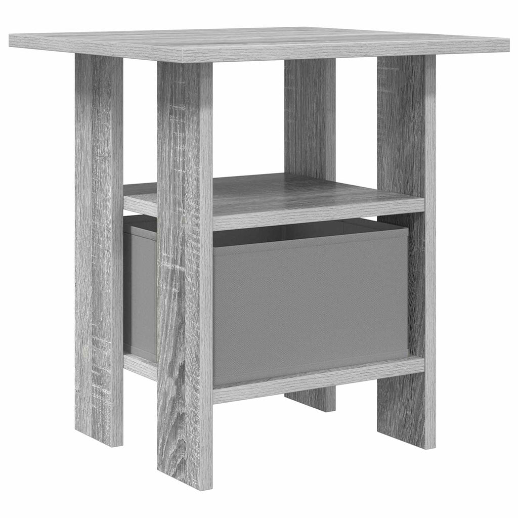 vidaXL Stolik nocny z szufladą 2 pcs Szary Sonoma 41 x 40 x 45 cm