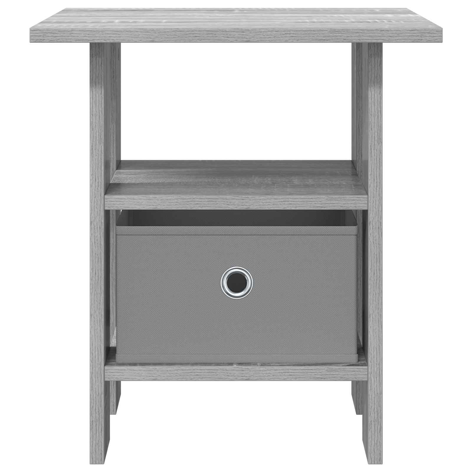 vidaXL Stolik nocny z szufladą 2 pcs Szary Sonoma 41 x 40 x 45 cm
