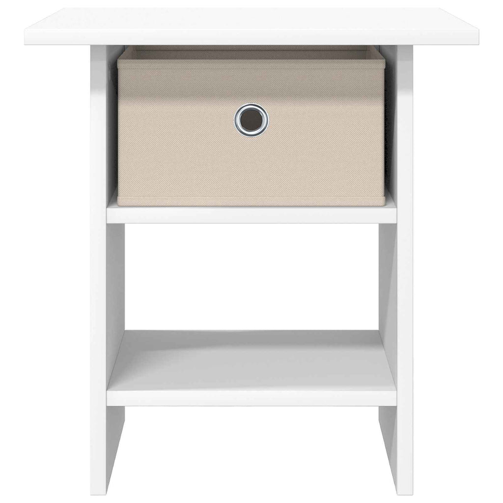 vidaXL Stolik nocny Biały 41 x 40 x 45 cm Materiał drewnopochodny