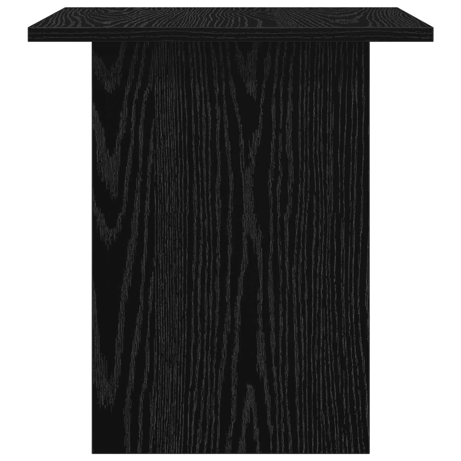 vidaXL Stolik nocny Czarny Dąb 41 x 40 x 45 cm Materiał drewnopochodny