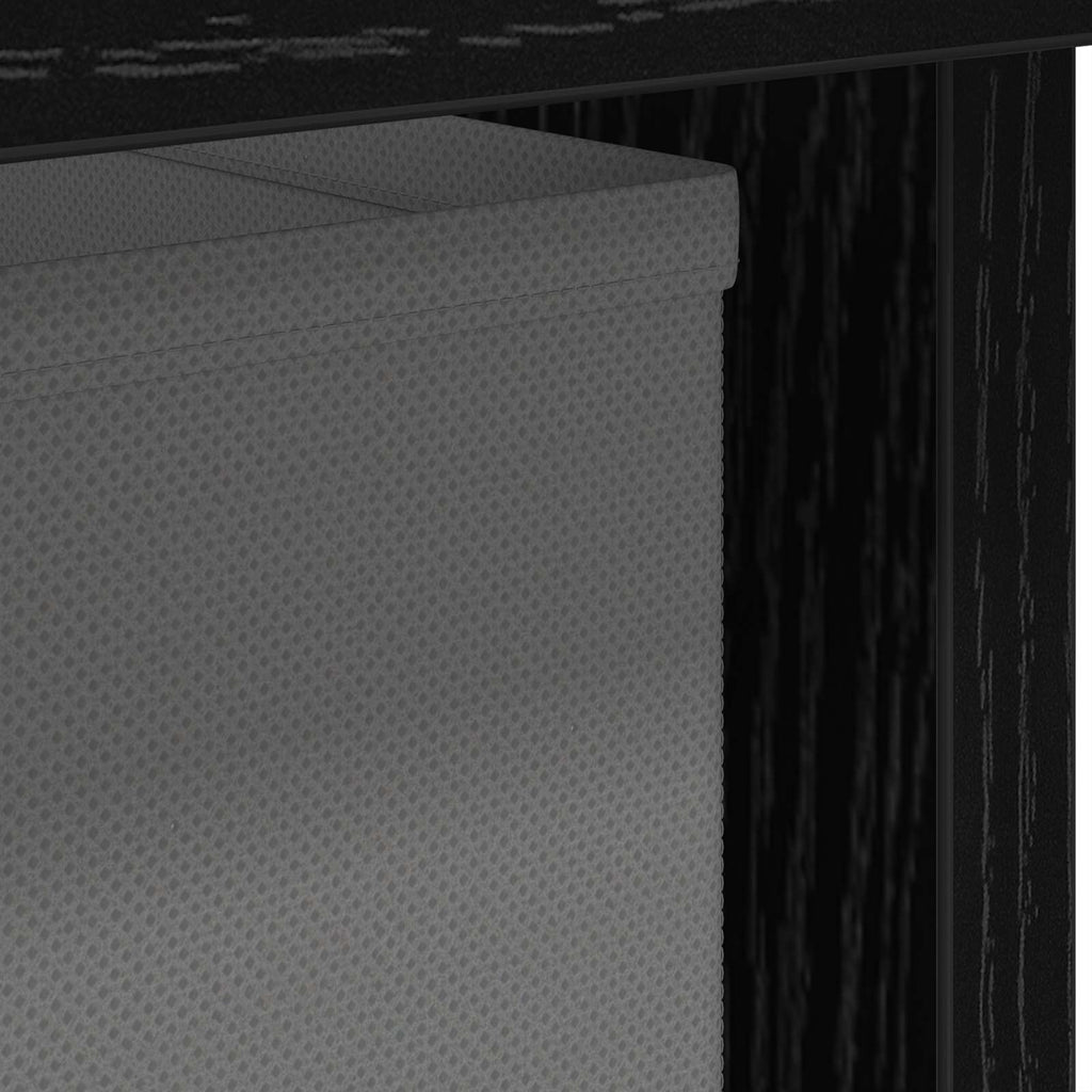 vidaXL Stolik nocny z szufladą 2 pcs Czarny Dąb 41 x 40 x 45 cm