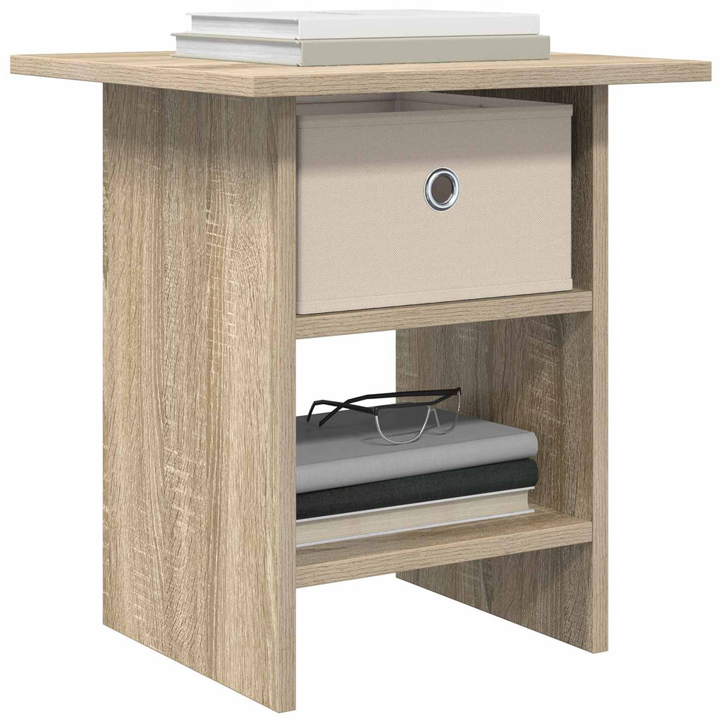 vidaXL Stolik nocny z szufladą 2 pcs Dąb Sonoma 41 x 40 x 45 cm