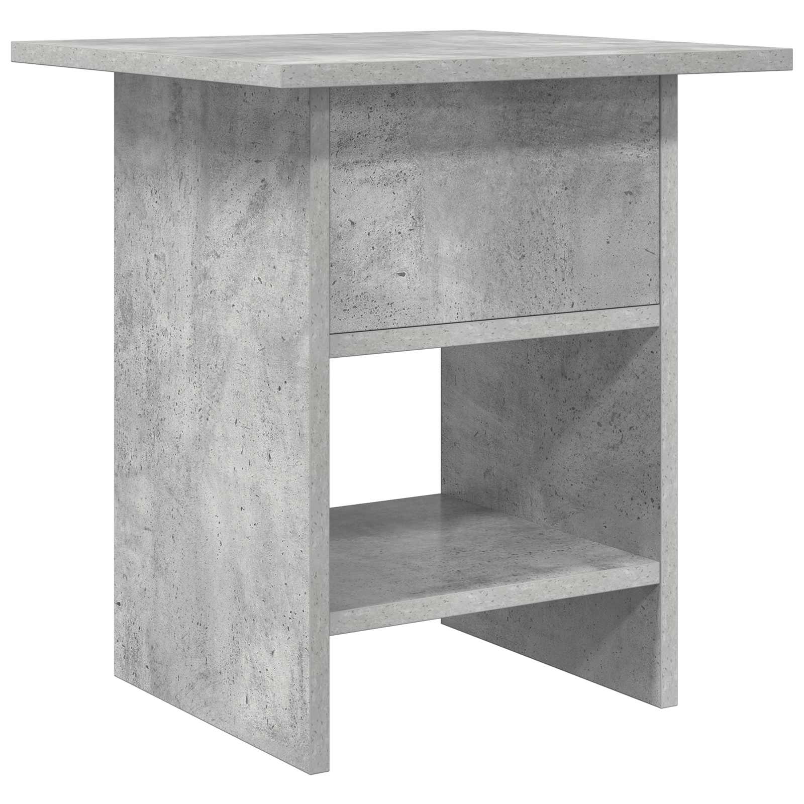 vidaXL Stolik nocny z szufladą 2 pcs Betonowy szary 41 x 40 x 45 cm