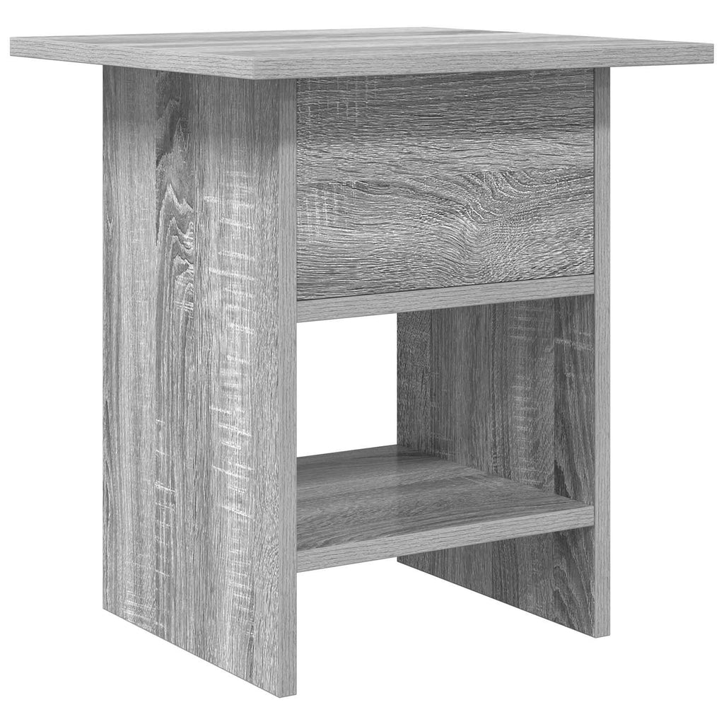 vidaXL Stolik nocny z szufladą 2 pcs Szary Sonoma 41 x 40 x 45 cm