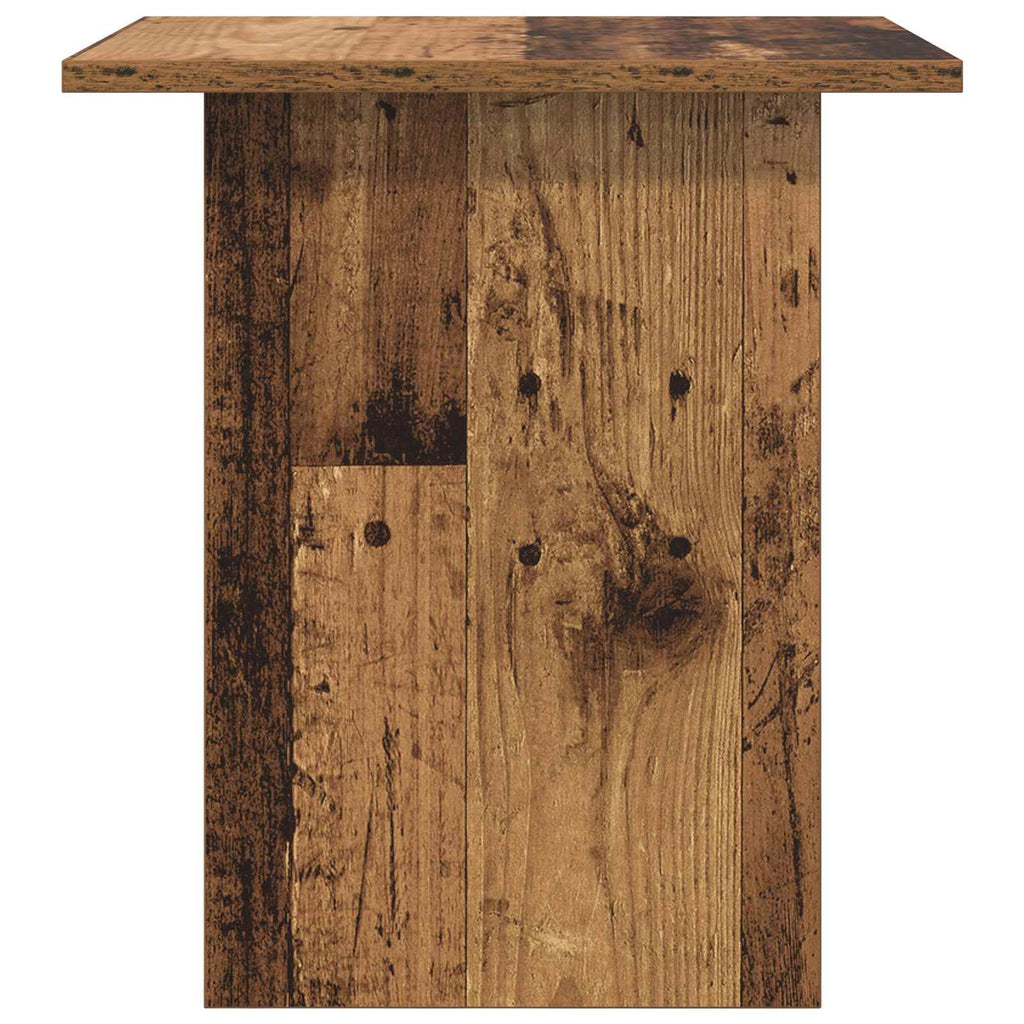 vidaXL Stolik nocny z szufladą Stare drewno 41 x 40 x 45 cm
