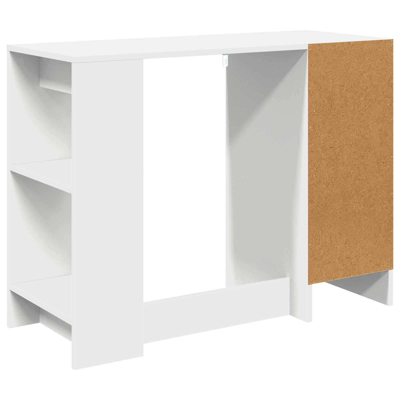 vidaXL Biurko z półką Biały 100 x 40 x 75 cm Materiał drewnopochodny