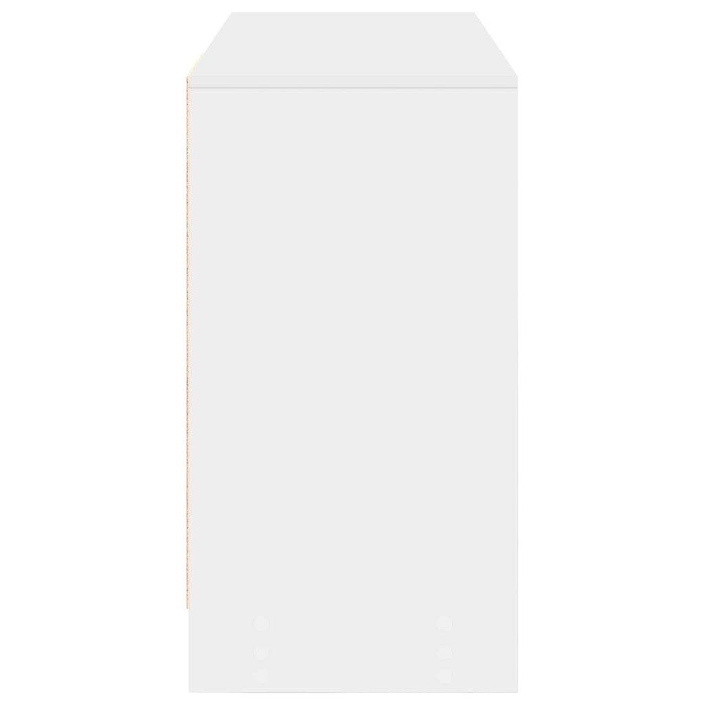 vidaXL Biurko z półką Biały 100 x 40 x 75 cm Materiał drewnopochodny