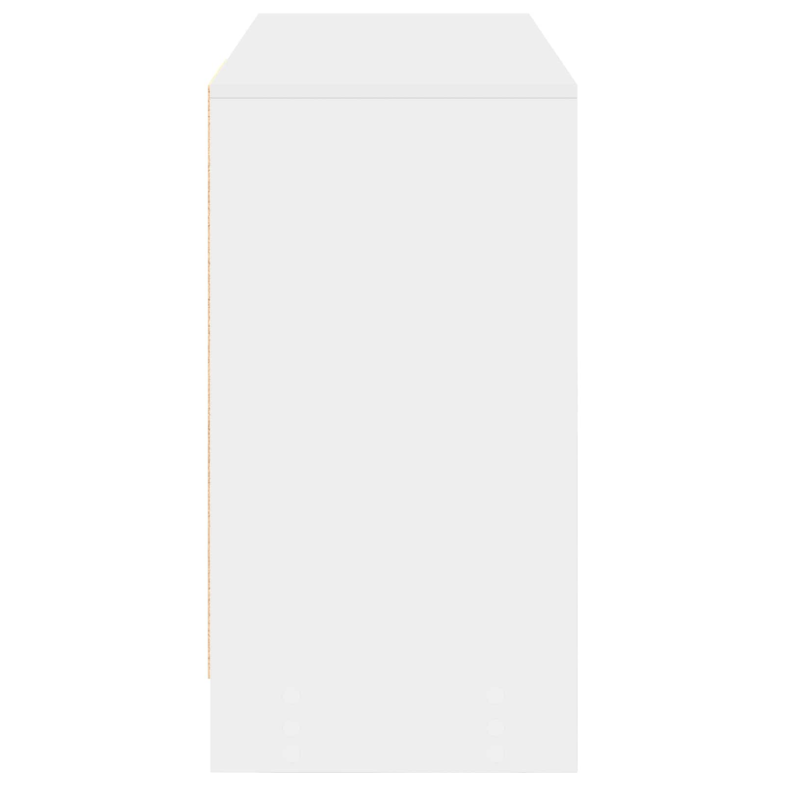 vidaXL Biurko z półką Biały 100 x 40 x 75 cm Materiał drewnopochodny