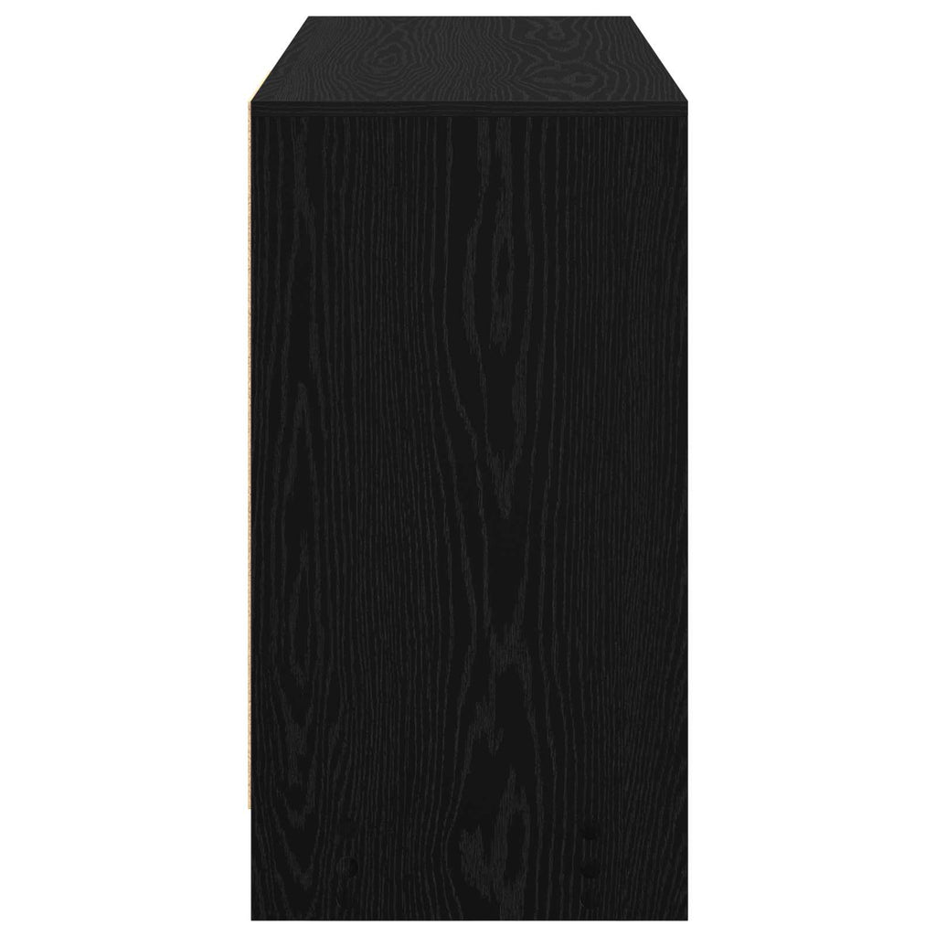 vidaXL Biurko Czarny Dąb 100 x 40 x 75 cm Materiał drewnopochodny