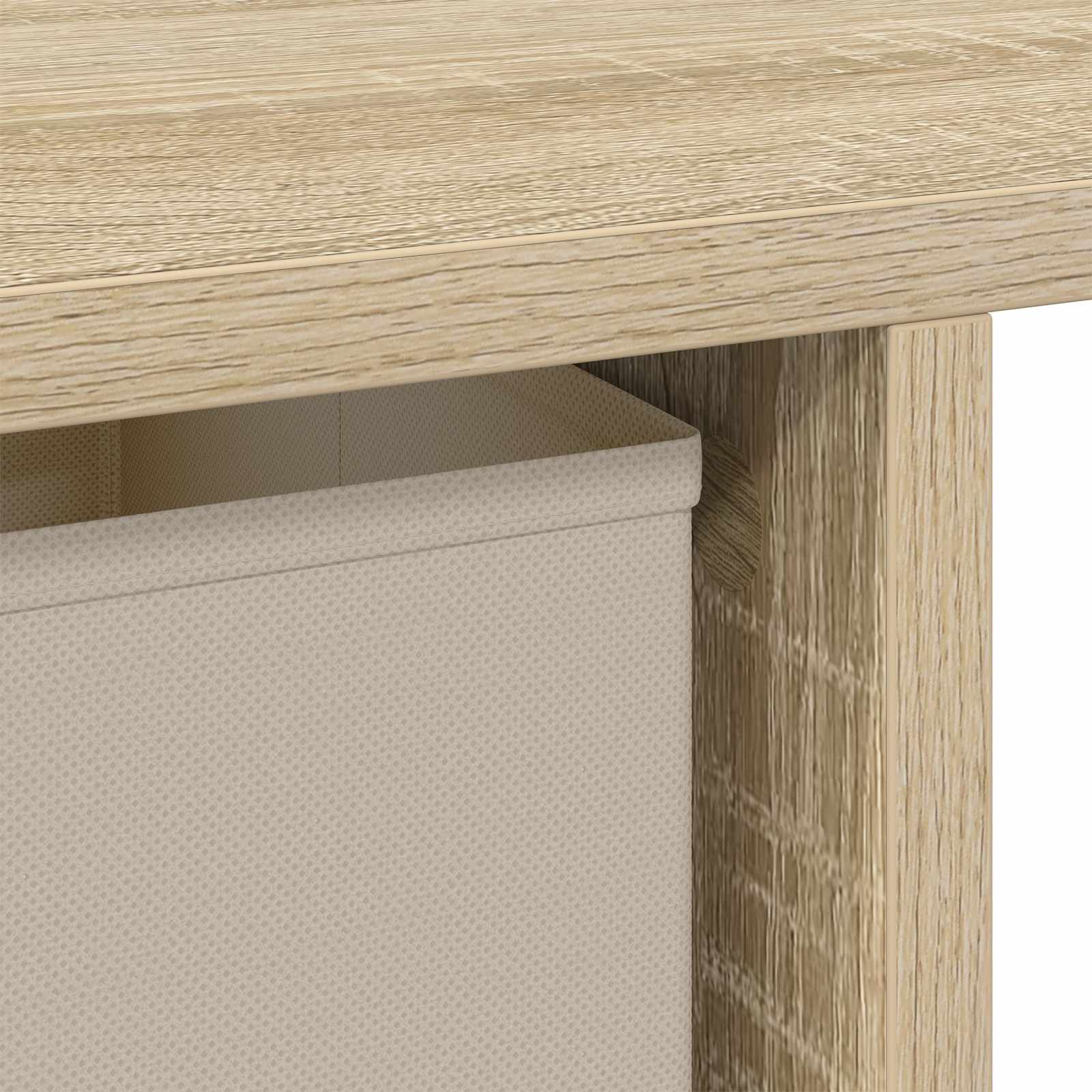 vidaXL Biurko Dąb Sonoma 100 x 40 x 75 cm Materiał drewnopochodny