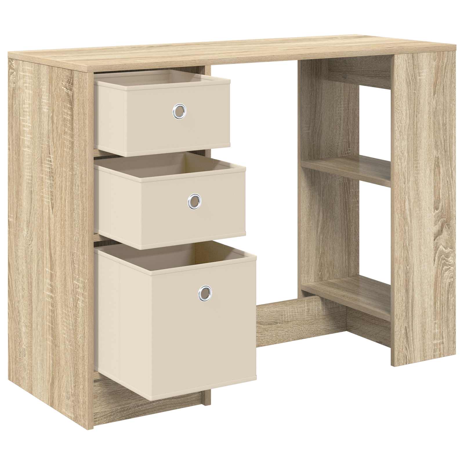 vidaXL Biurko Dąb Sonoma 100 x 40 x 75 cm Materiał drewnopochodny